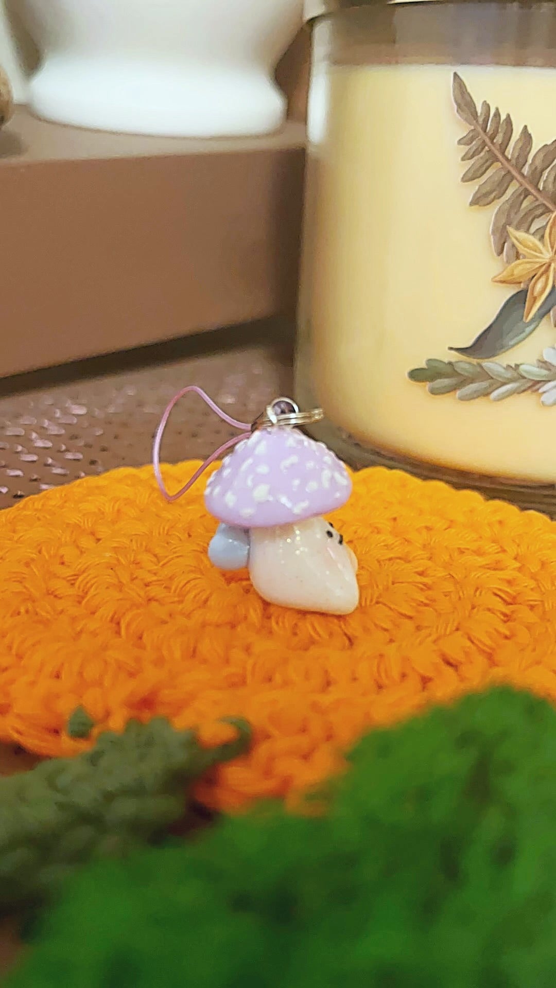 Fairy Mushie Phone Charm