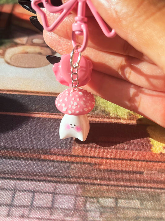 Strawberry Jam Mushie Keychain