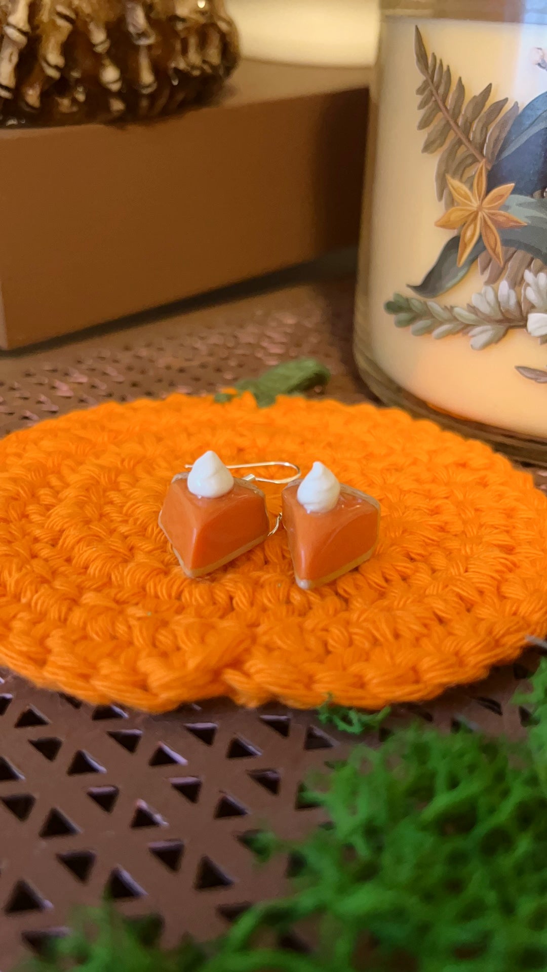 Pumpkin Pie Earrings